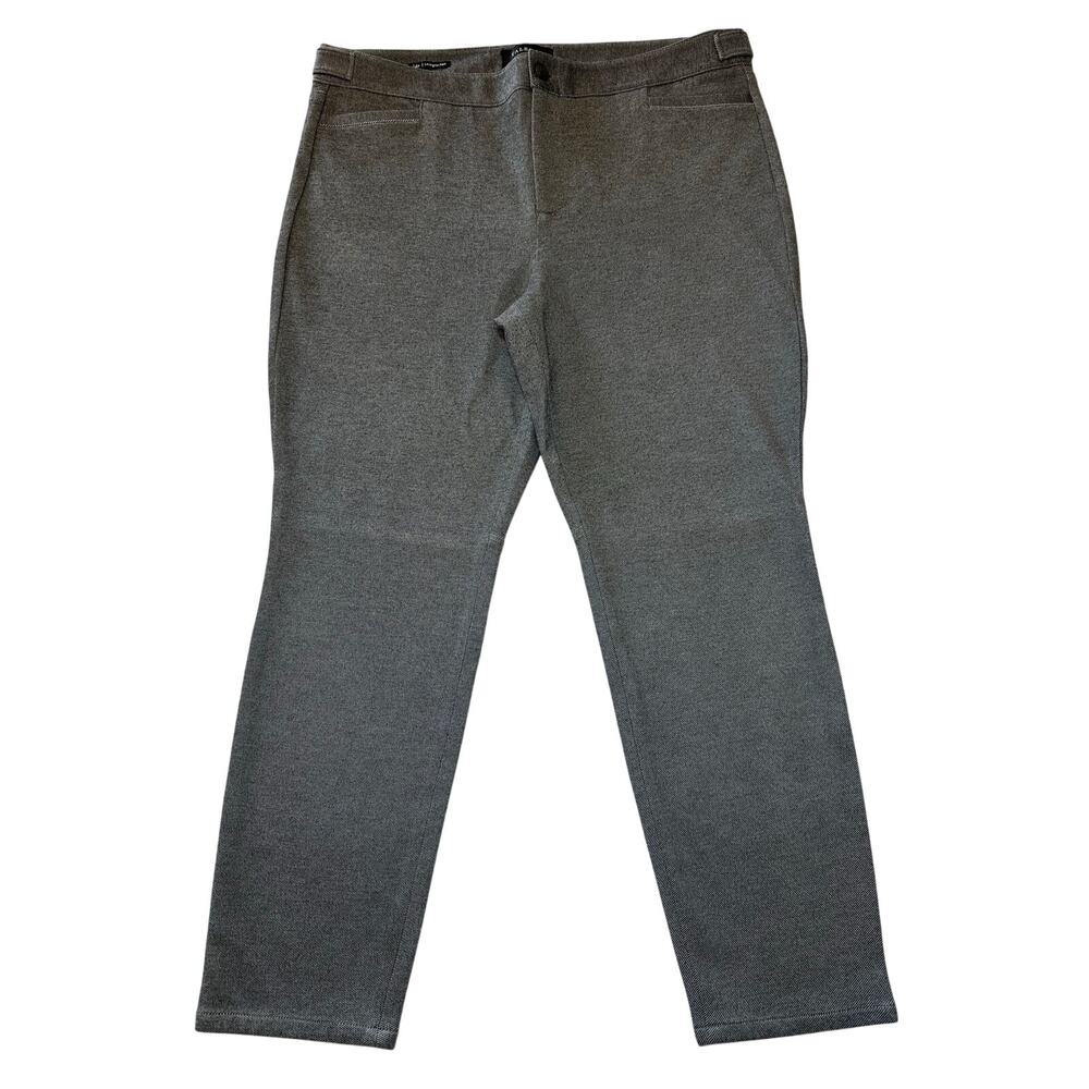Talbots Size 14p Lexington Pant Heathered Melange Textured Ponte Knit Ankle